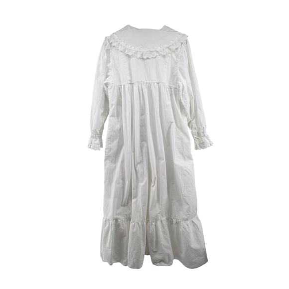 The 1 For U Nightgown Size Large White Color Lace Victorian Maxi Shift Lace - Picture 5 of 5